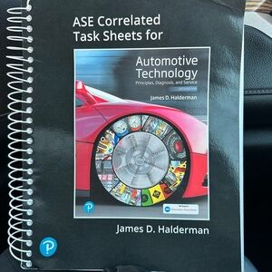 Automotive 6th edition TASK sheets.